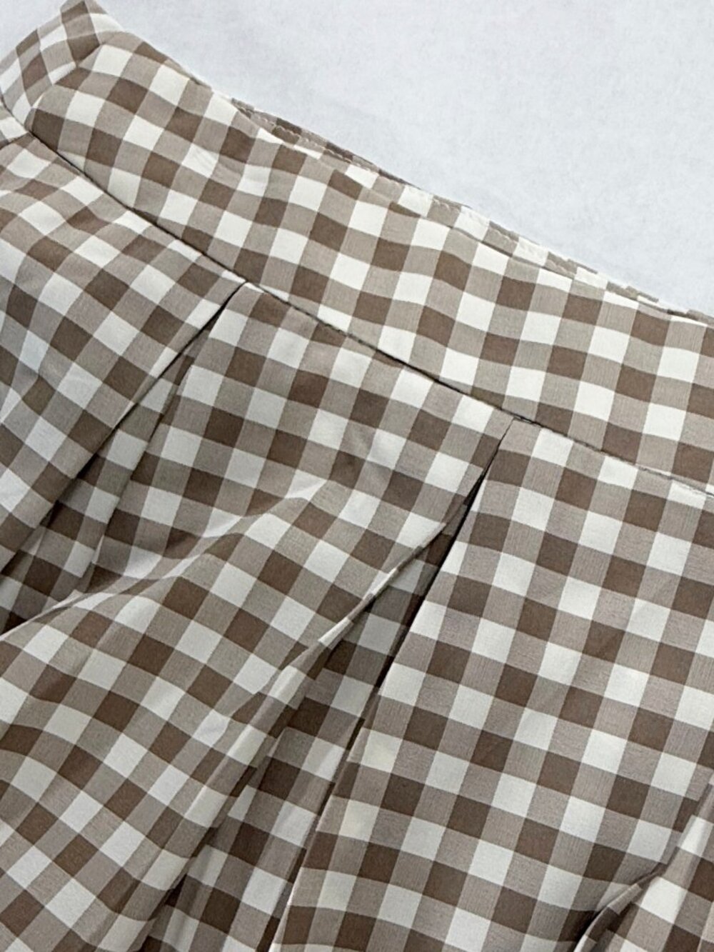 NWT Dainty Jewells Gingham Maxi Skirt Pleated Womens Plus 3XL Lined - Picture 3 of 9